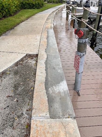 Broken Seawall Repaired!